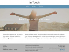 in touch: white and grey