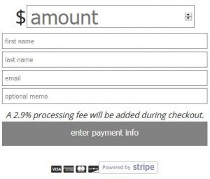 eventbrite payment processing fee